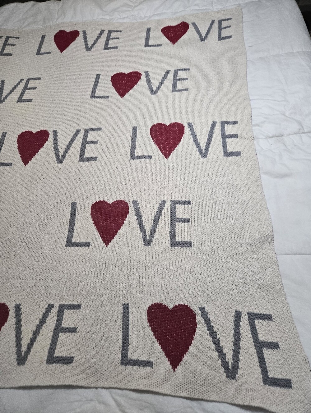 RACHEL ROY VALENTINES HEARTS THROW BLANKET